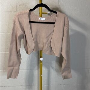 Women's Cream Cardigan Sweater